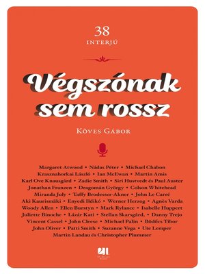 cover image of Végszónak sem rossz